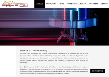 2022 Relaunch of our home page